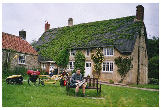 Dorf mit Steinh&auml;usern